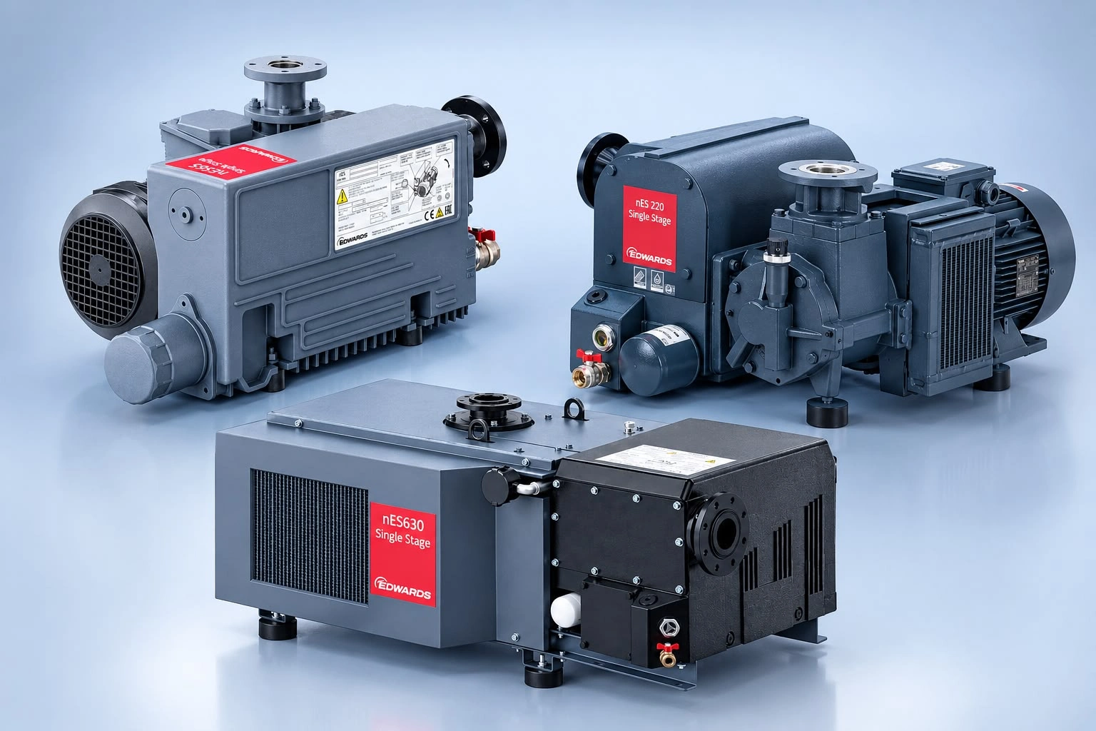 nES Single-Stage Rotary Vane Pumps